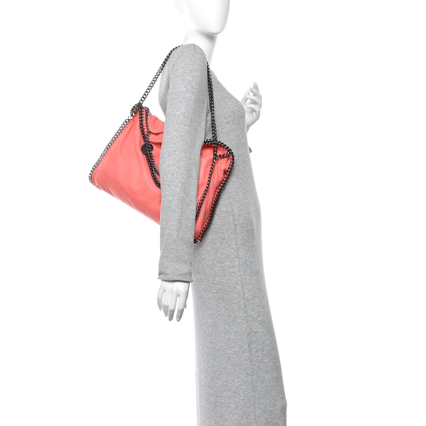 Shaggy Deer Small Falabella Tote Pink