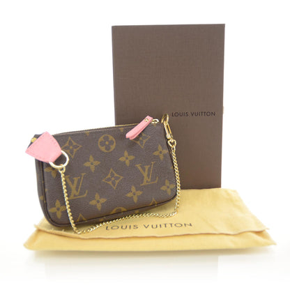 Louis Vuitton Monogram Illustre Mini Pochette Accessories Rose 3 of 7