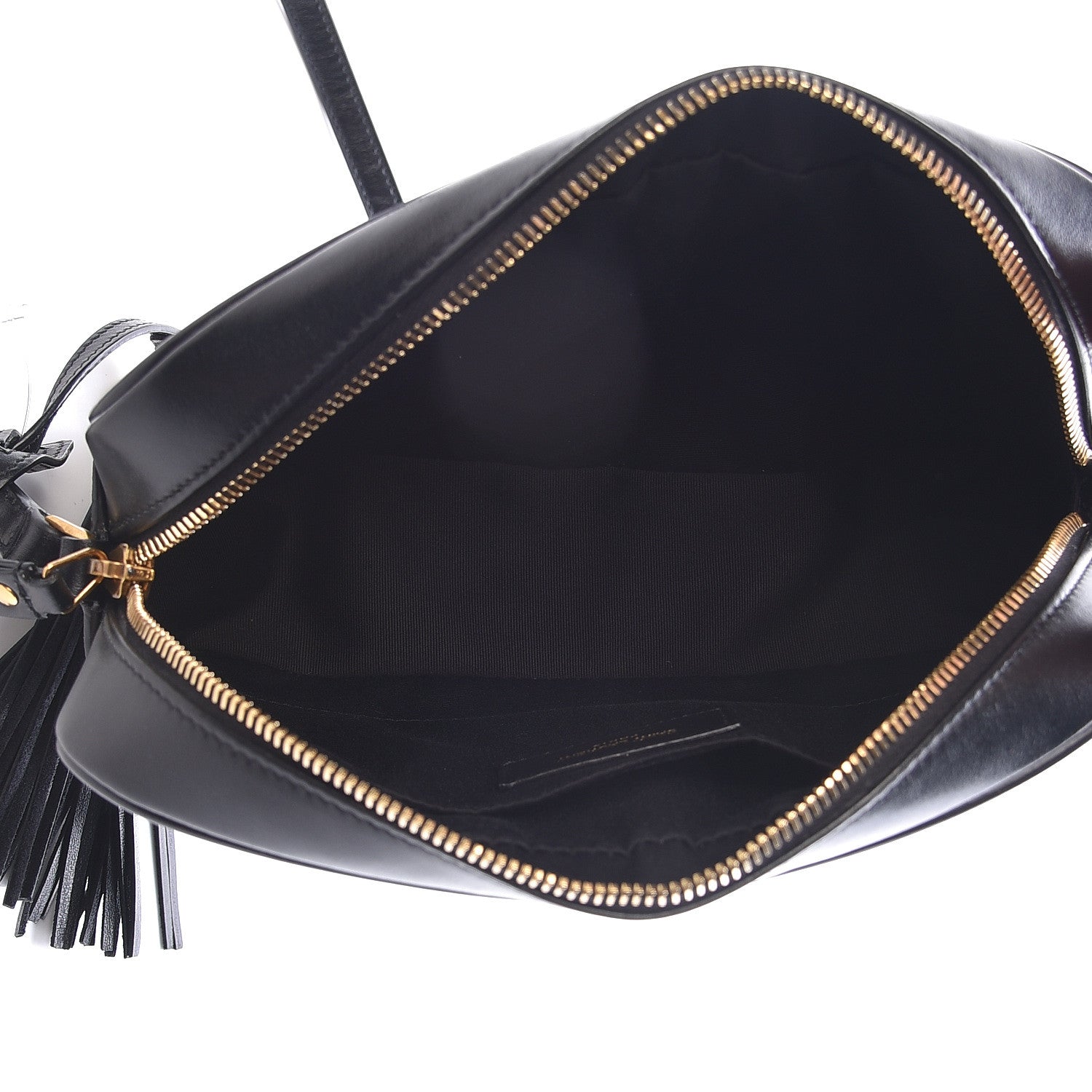 Saint Laurent Calfskin Matelasse Monogram Lou Camera Bag Black 7 of 10