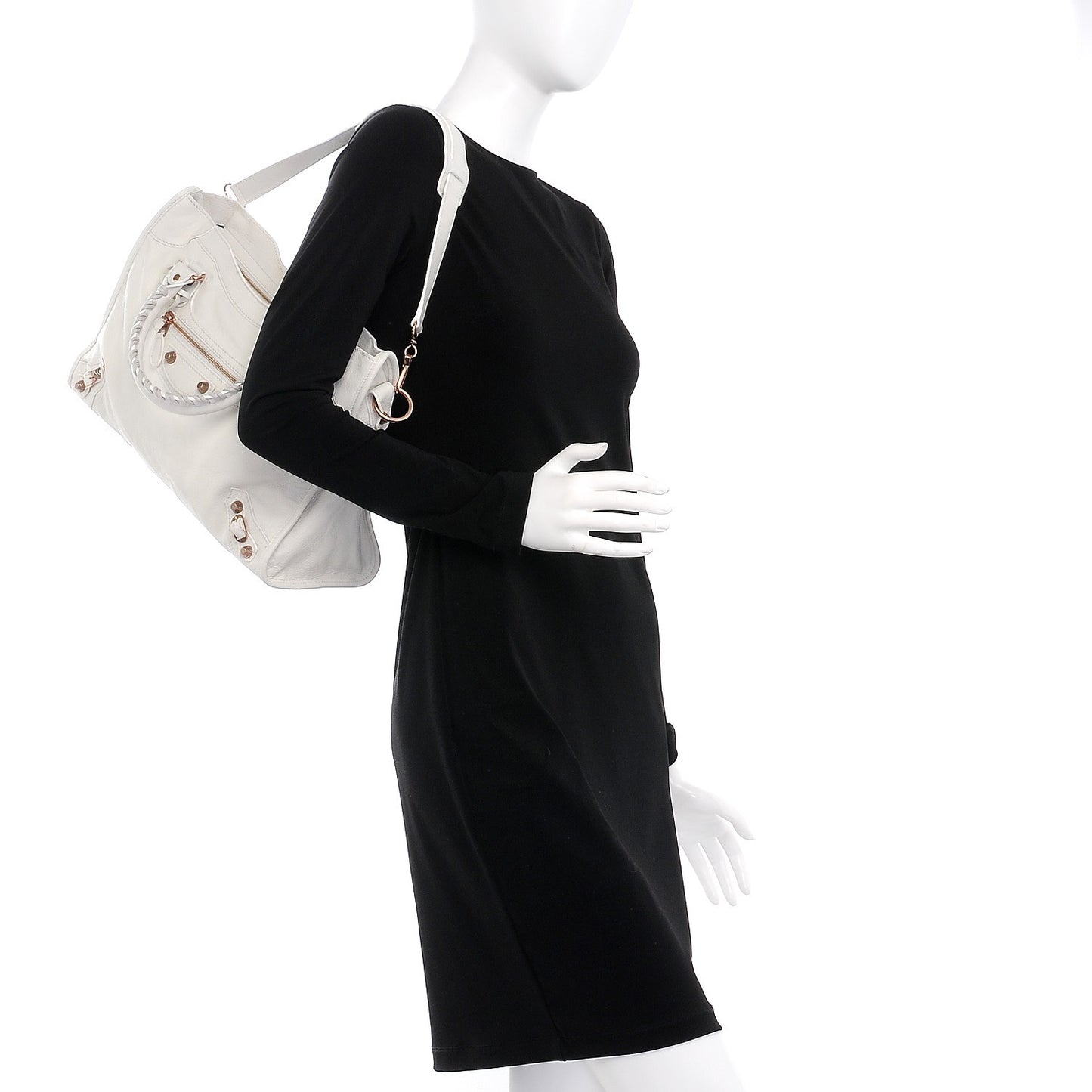 Agneau Giant 12 Rose Gold Hardware City White Light