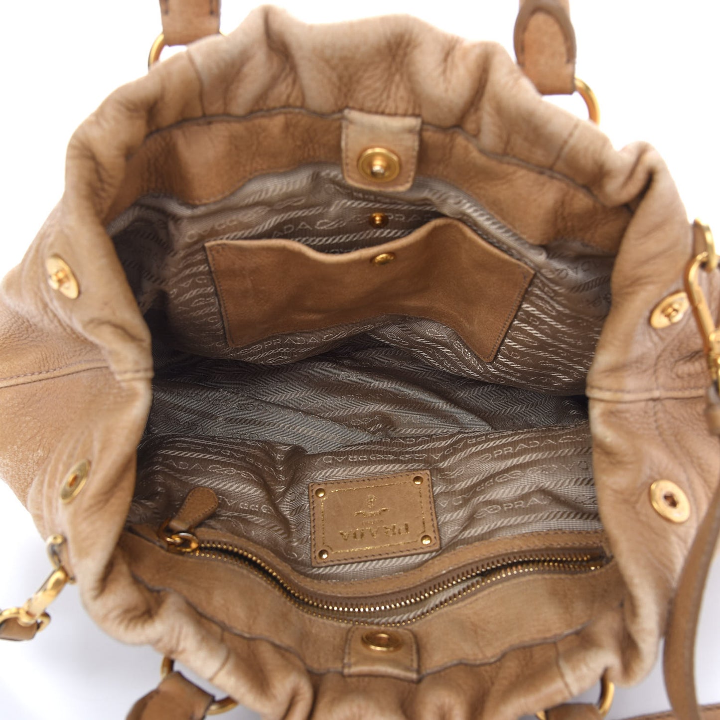 Cervo Antik Shoulder Bag Naturale