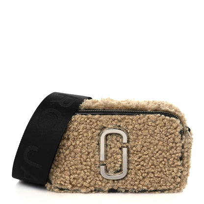 Marc Jacobs Shearling Snapshot The Teddy Camera Bag Beige 1 of 7