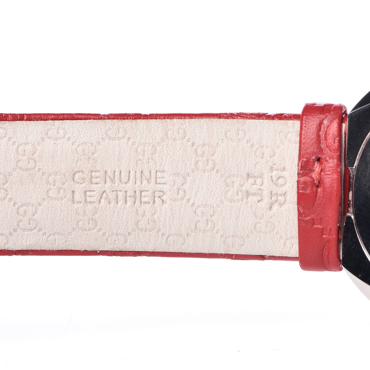 Stainless Steel Calfskin 36mm U-Play Quartz Watch Red