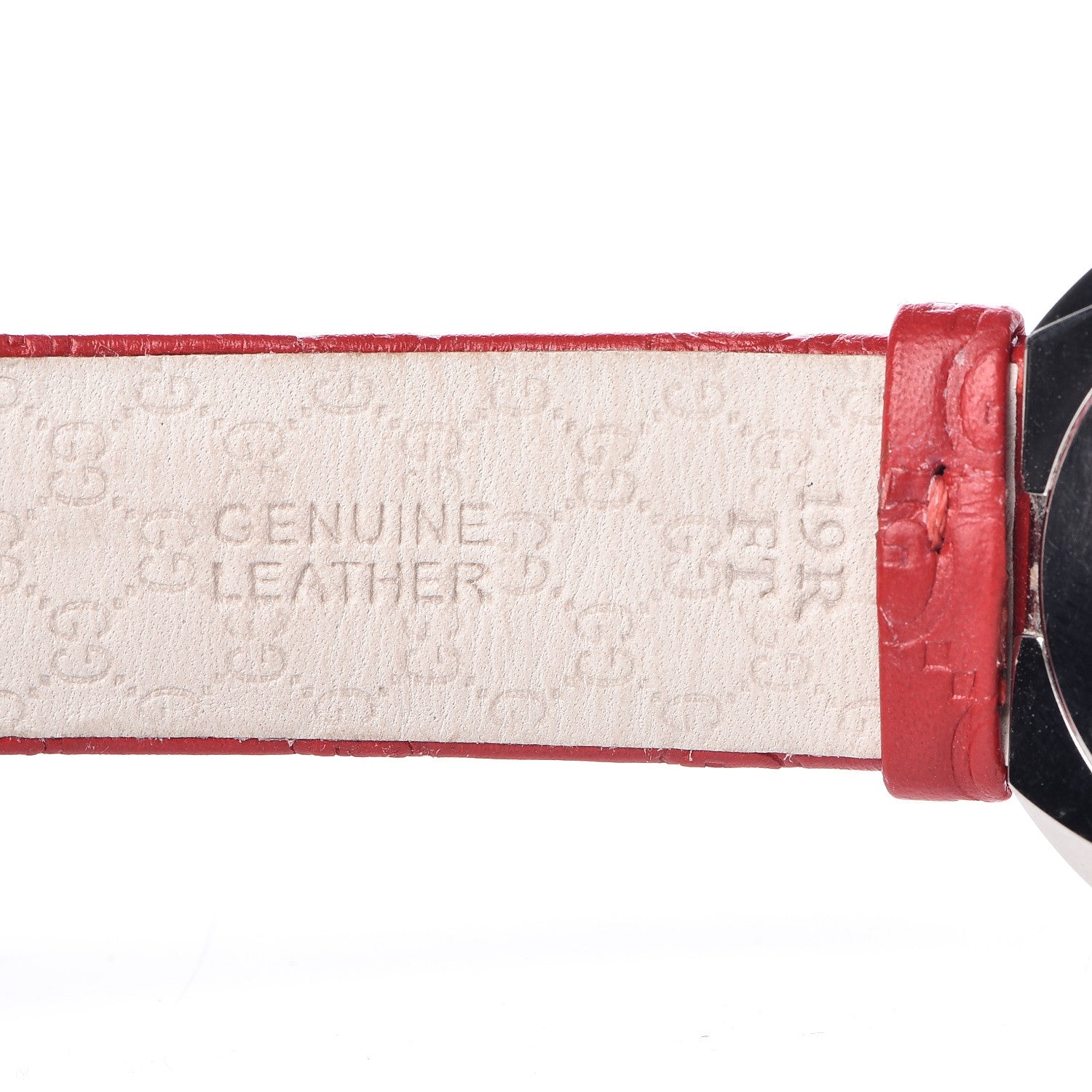 Gucci Stainless Steel Calfskin 36mm U-Play Quartz Watch Red 7 of 11