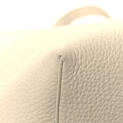 The Row Grained Calfskin Medium N/S Park Tote Ivory 10 of 11
