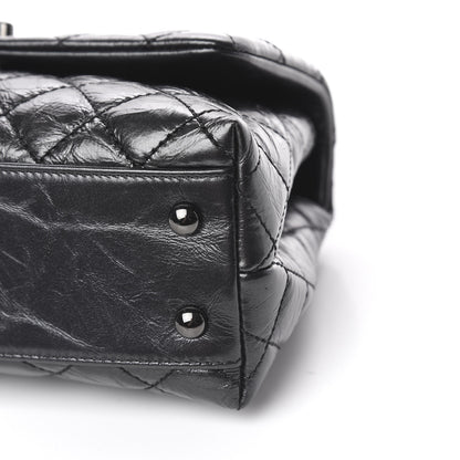 Chanel Aged Calfskin Quilted Mini Coco Handle Flap So Black 8 of 10