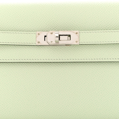Hermes Epsom Kelly Wallet To Go Vert Fizz 8 of 11