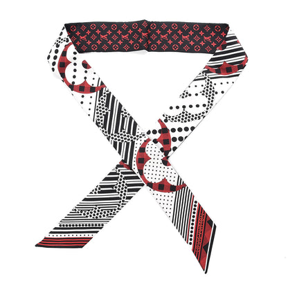 Louis Vuitton Silk Monogram Graphic Patchwork BB Bandeau Rouge 1 of 5