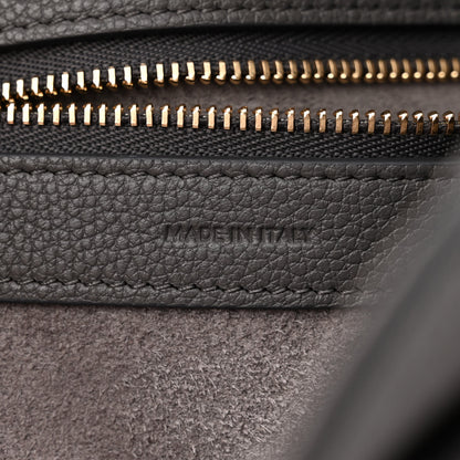 Celine Soft Grained Calfskin Small Belt Cabas Phantom Grey 7 of 10