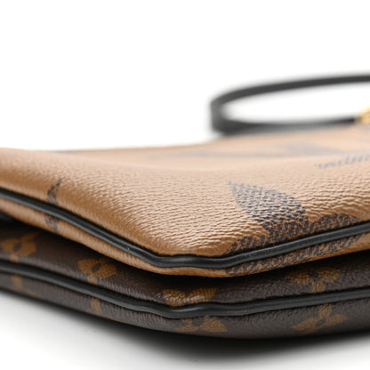 Louis Vuitton Reverse Monogram Giant Double Zip Pochette 9 of 10