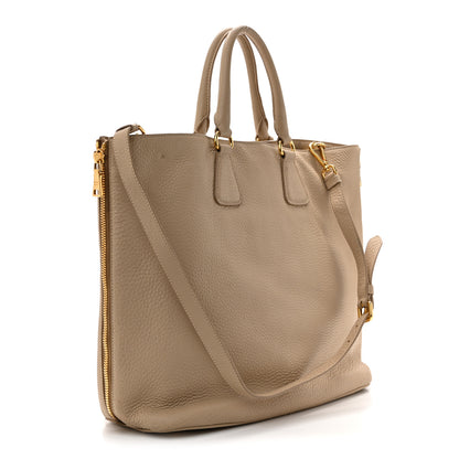 Prada Vitello Phenix Tote Argilla 2 of 15
