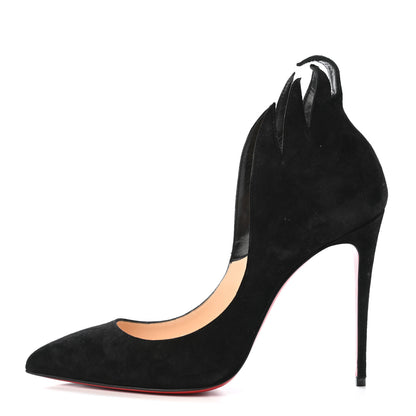 Christian Louboutin Suede Victorina 100 Pumps 39 Black 1 of 4