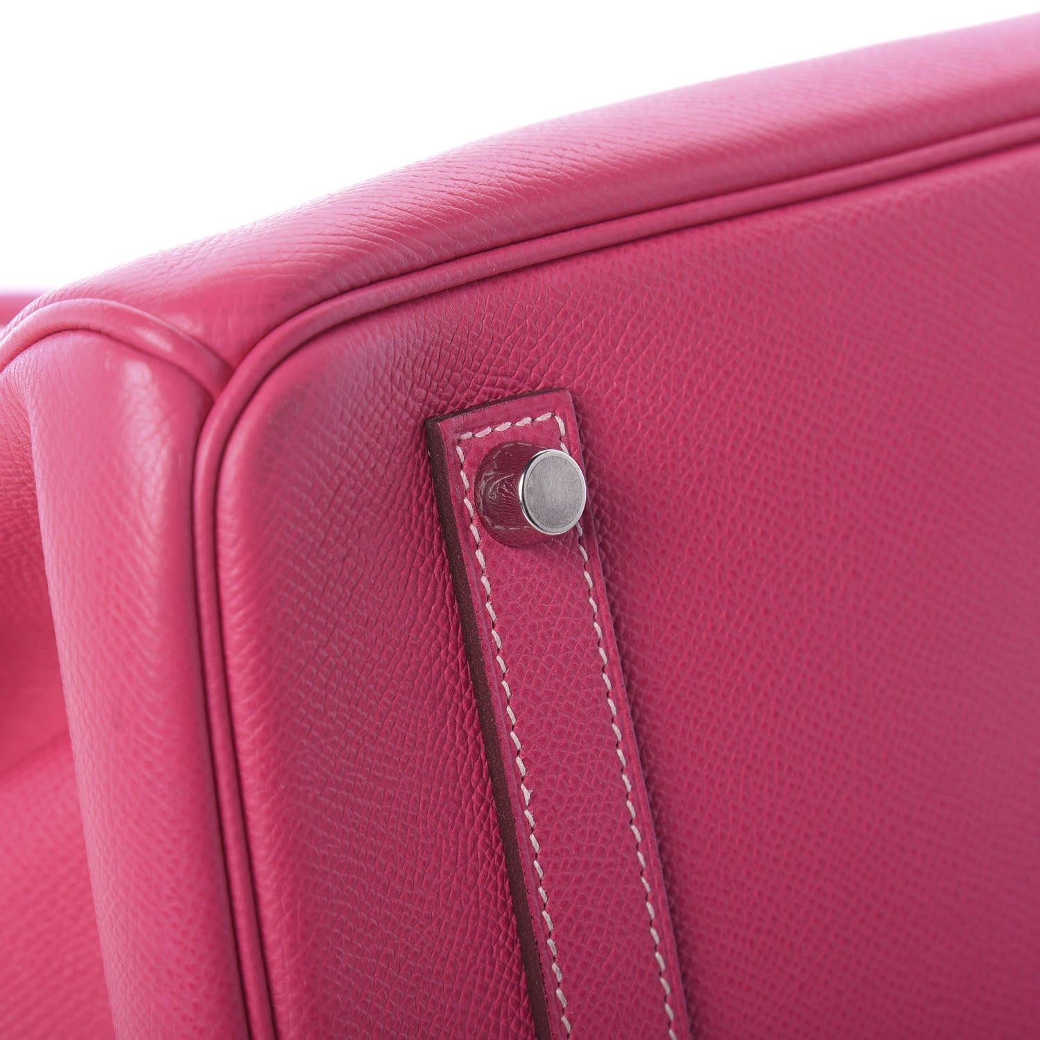 Hermes Epsom Candy Birkin 35 Rose Tyrien Rubis 32 of 33