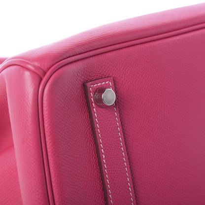 Hermes Epsom Candy Birkin 35 Rose Tyrien Rubis 32 of 33