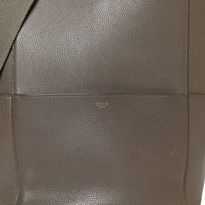 Celine Soft Grained Calfskin Sangle Bucket Bag Taupe 6 of 10