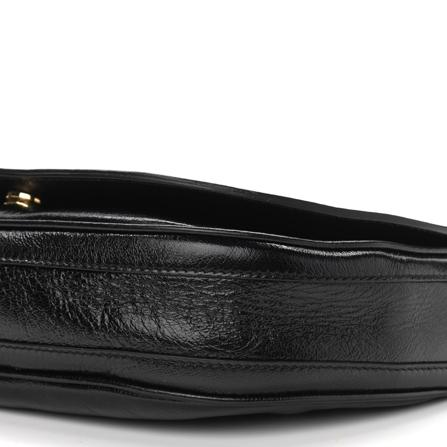 Burberry Lambskin Small Olympia Chain Shoulder Bag Black 10 of 12