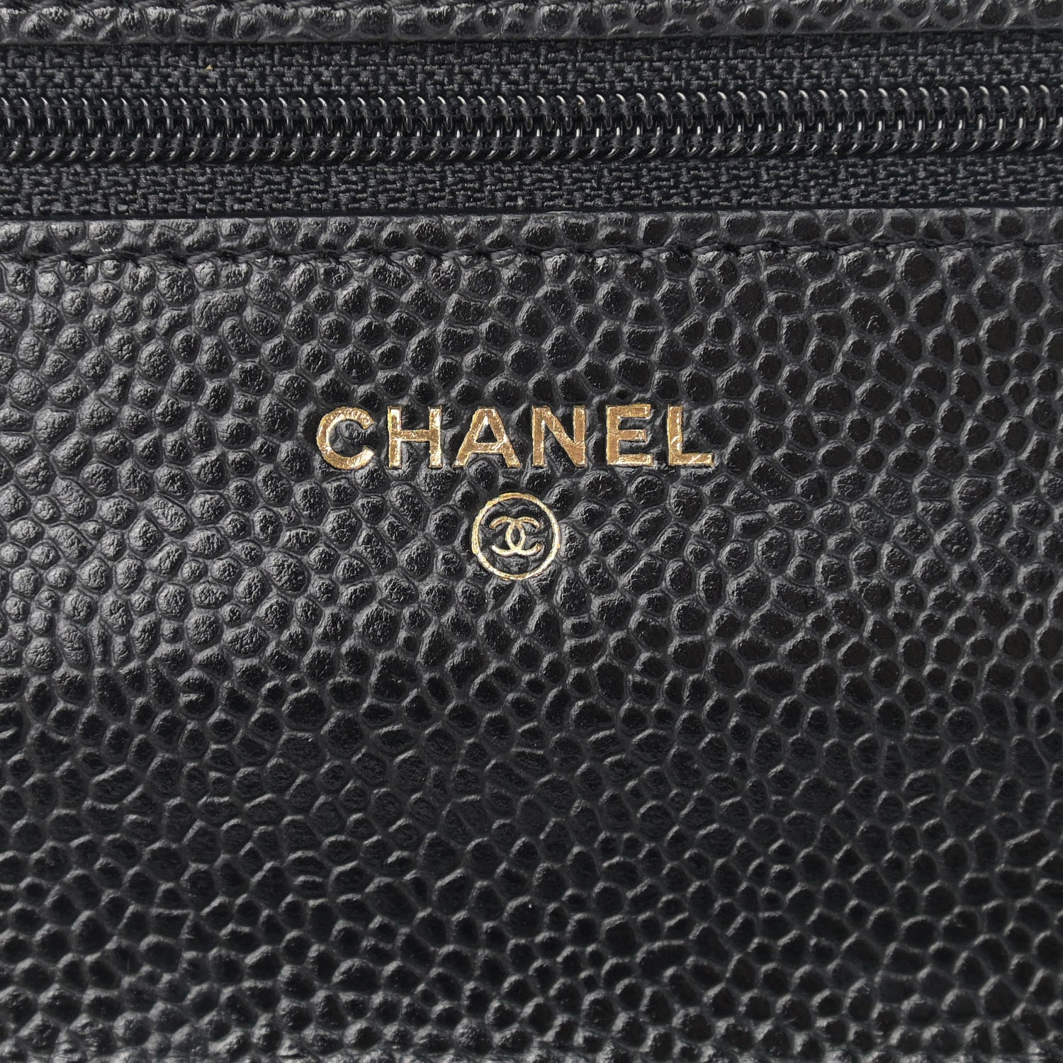 Chanel Caviar Quilted Wallet On Chain WOC Black 6 of 13