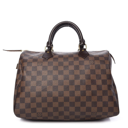 Louis Vuitton Damier Ebene Speedy 30 1 of 9