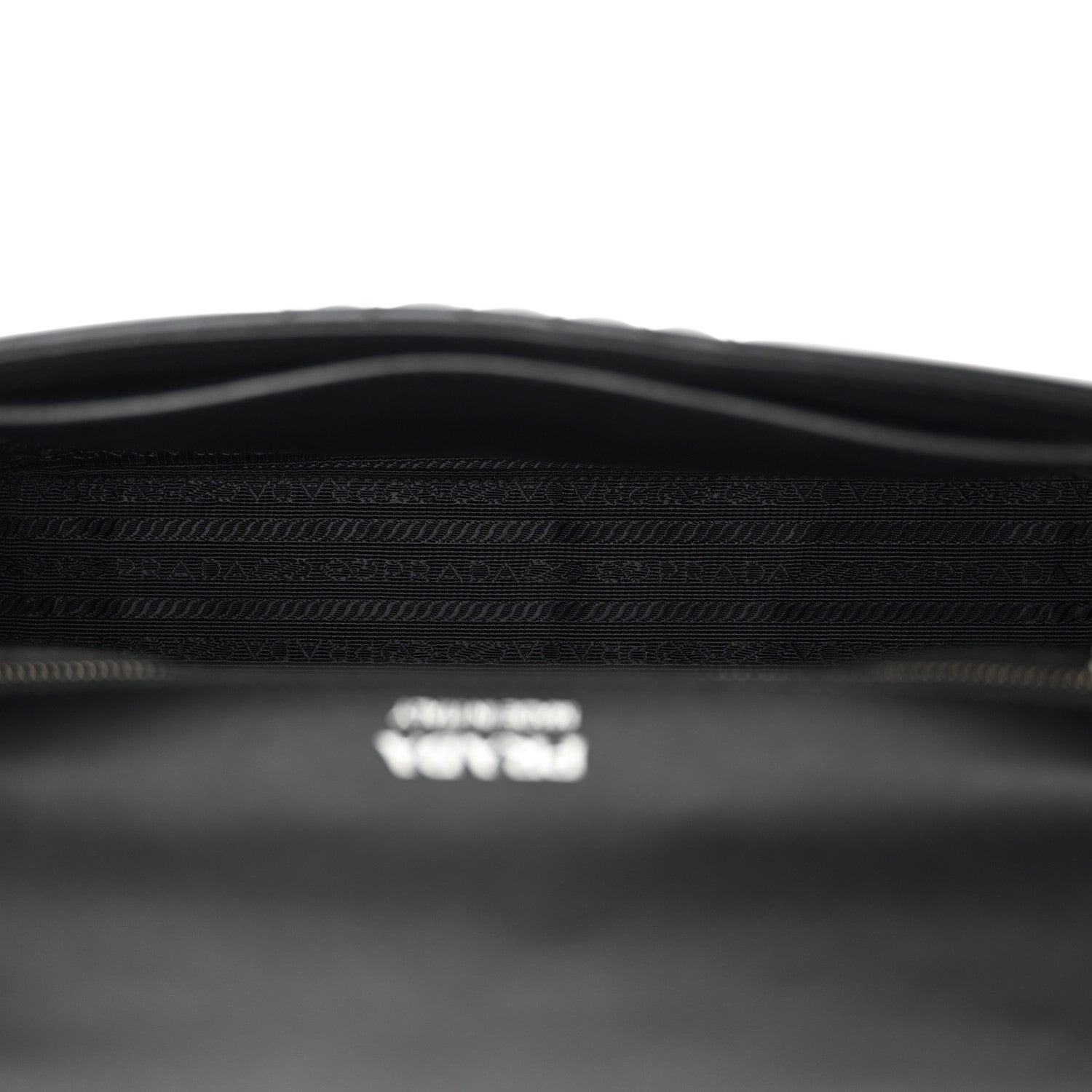Prada Soft Calfskin Impunture Diagramme Large Chain Flap Shoulder Bag Black 5 of 12