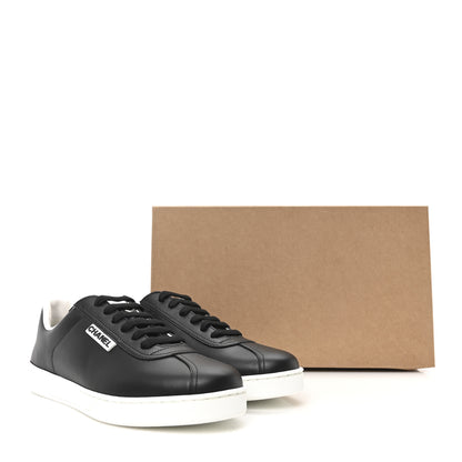 Chanel Calfskin CC Uniform Womens Sneakers 36.5 Black 9 of 9