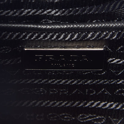 Prada Tessuto Nylon Montagna Double Buckle Backpack Black 8 of 8