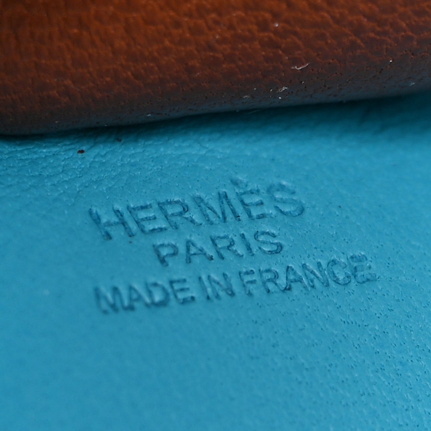 Hermes Milo Lambskin Grigri Rodeo Horse Bag Charm MM Bleu Azteque Bleu Electrique Fauve 4 of 4
