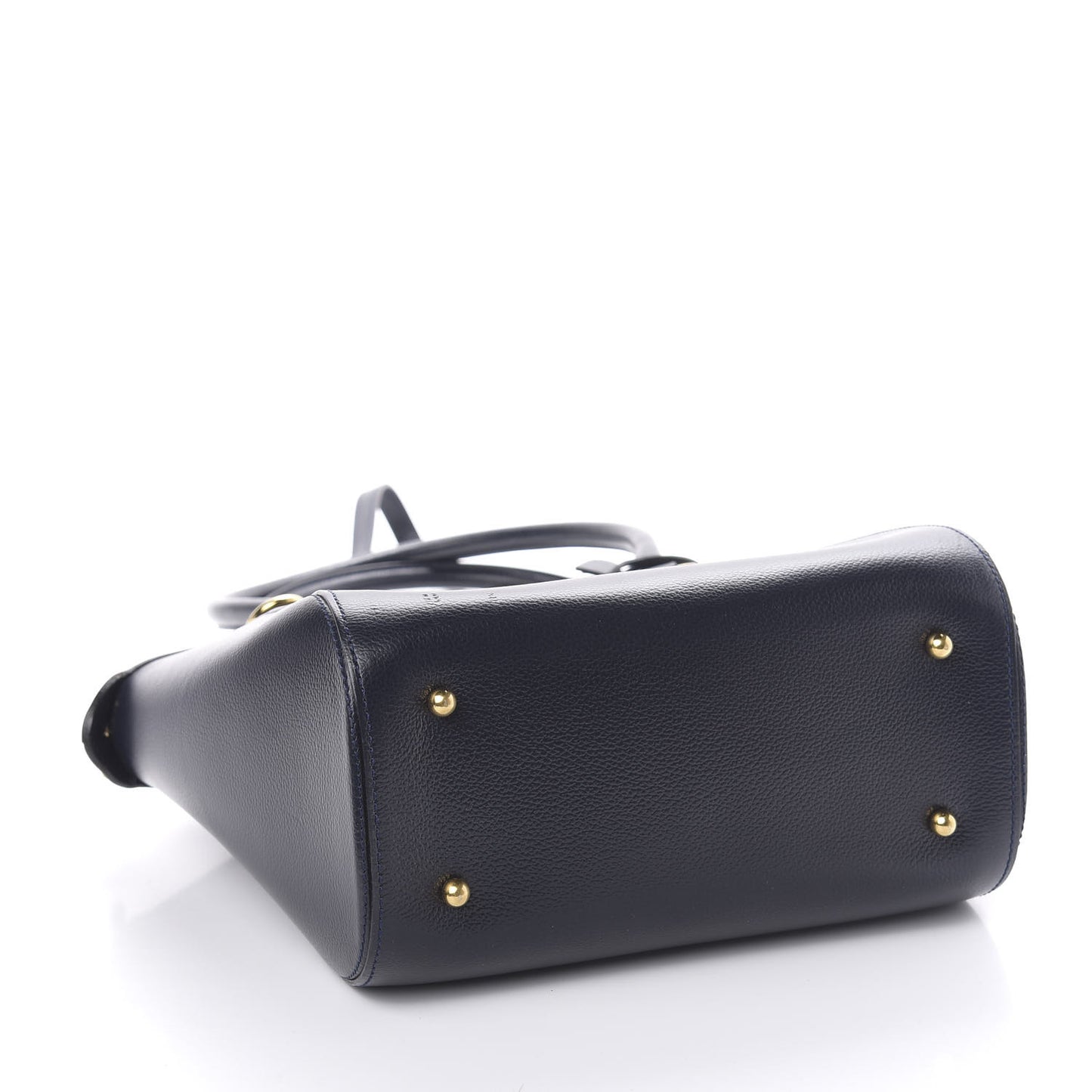 Grained Calfskin Charme Tote Jumping Marine