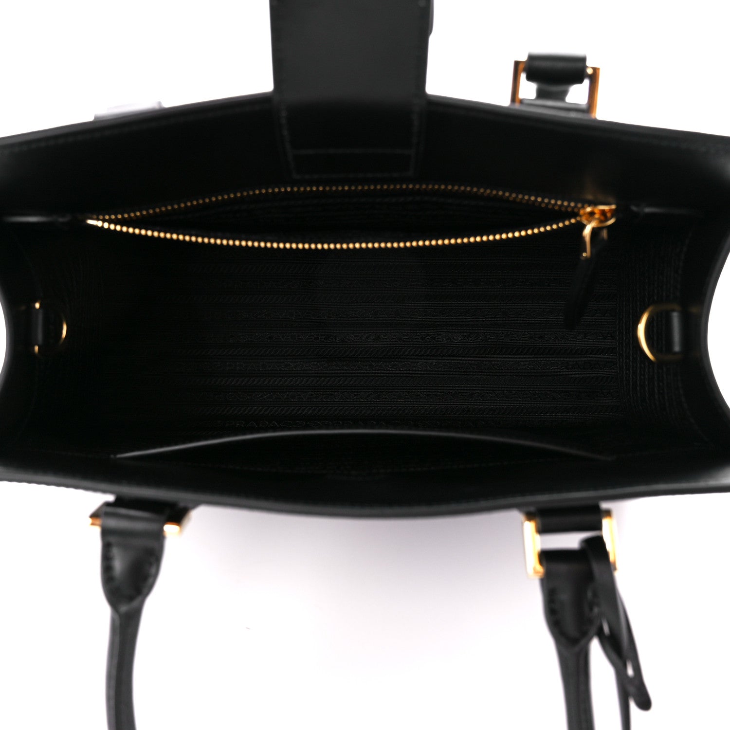 Prada Saffiano Soft Calfskin Large Tote Black 5 of 11