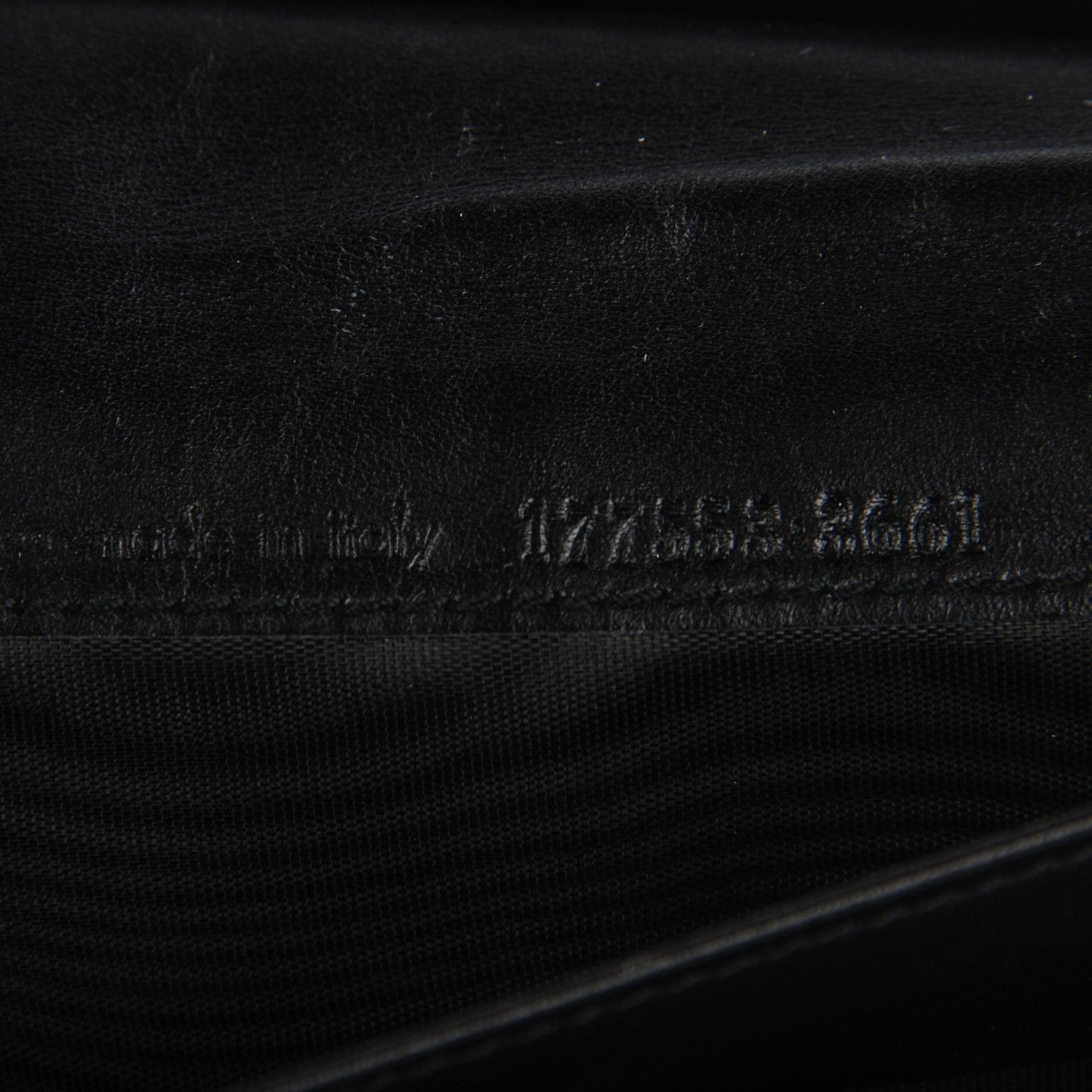 Saint Laurent Textured Patent Belle de Jour Wallet Black 6 of 13