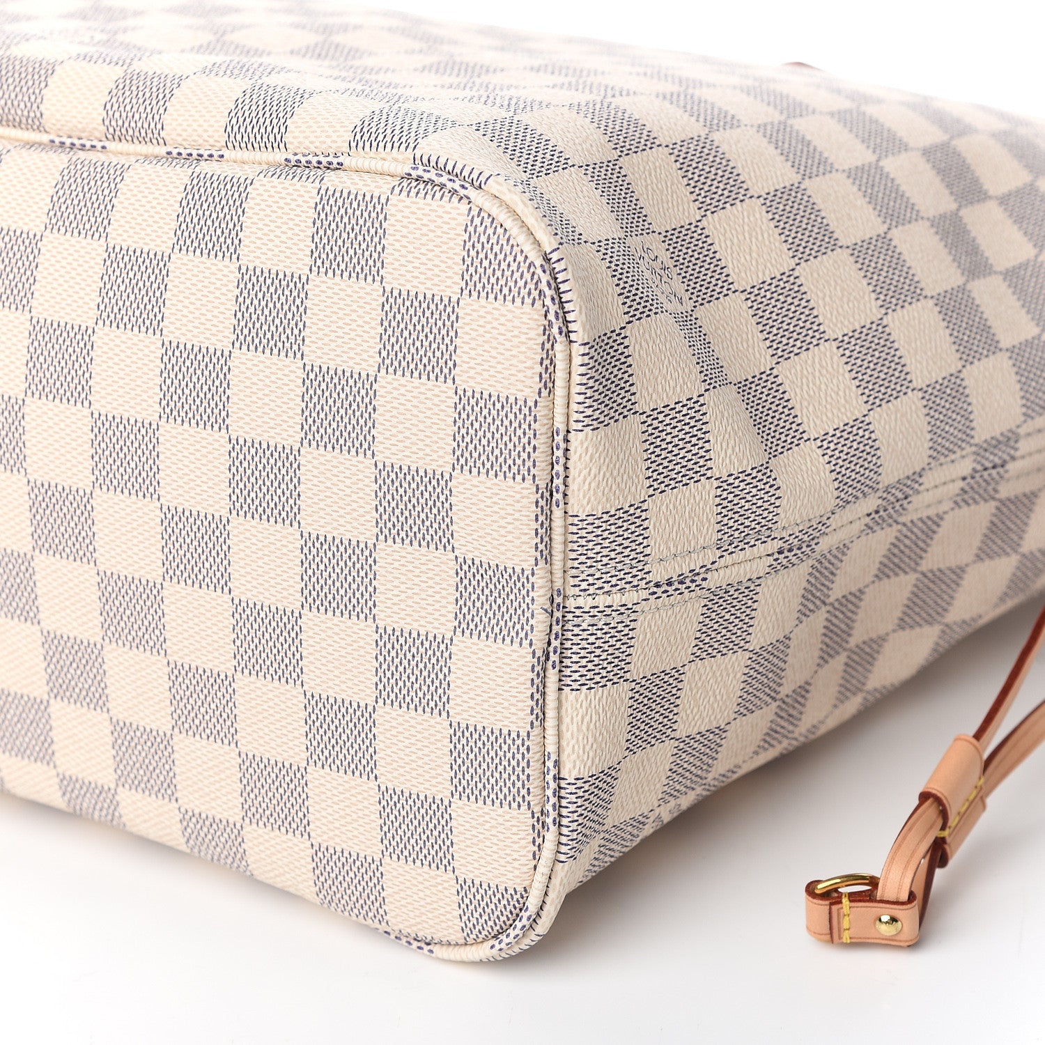 Louis Vuitton Damier Azur Neo Neverfull MM Rose Ballerine 10 of 11