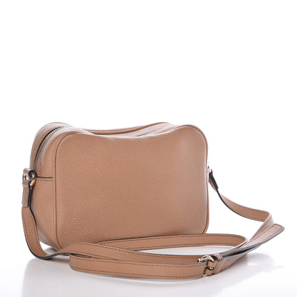 Gucci Pebbled Calfskin Small Soho Disco Bag Camelia 3 of 13