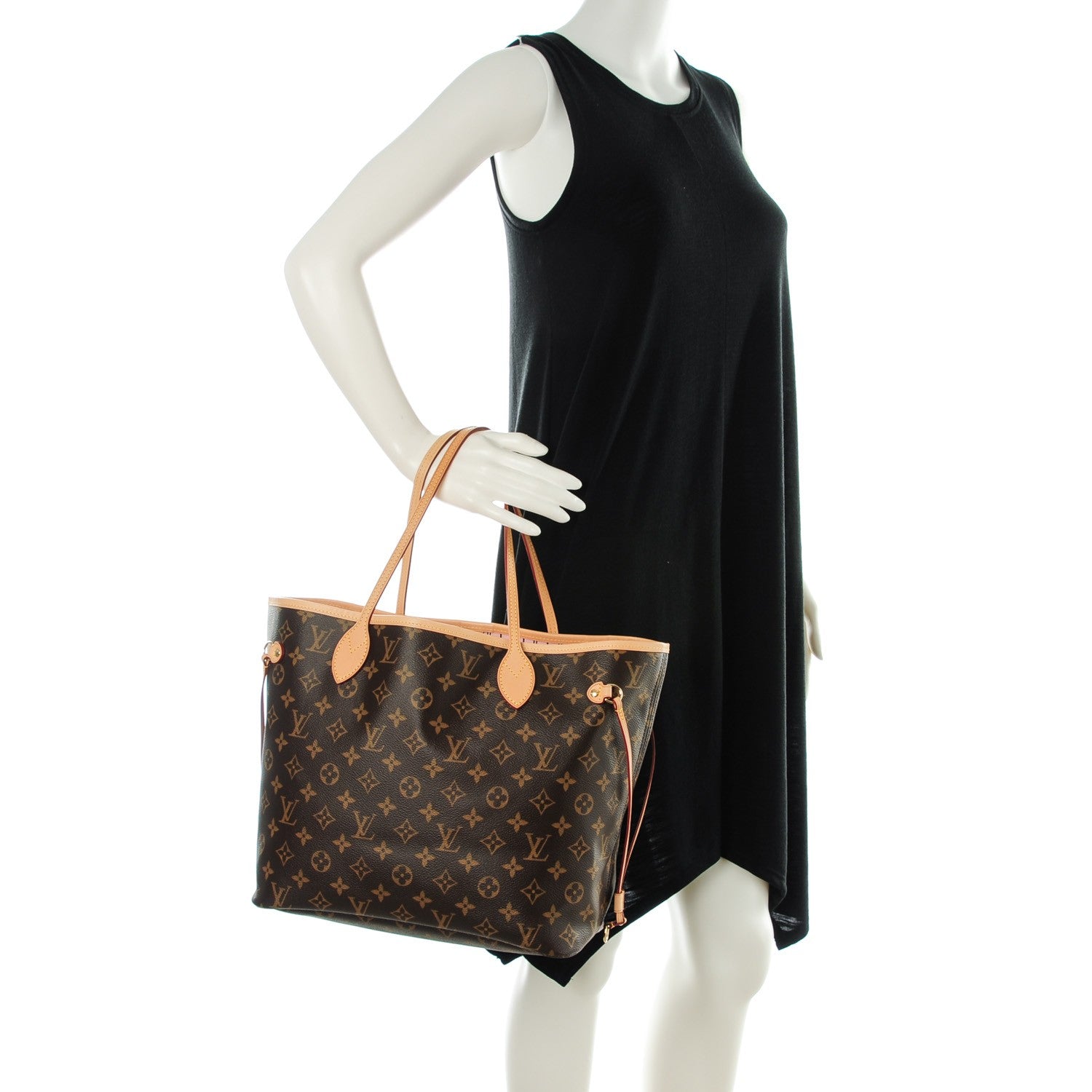 Louis Vuitton Monogram Neo Neverfull MM Rose Ballerine 2 of 7