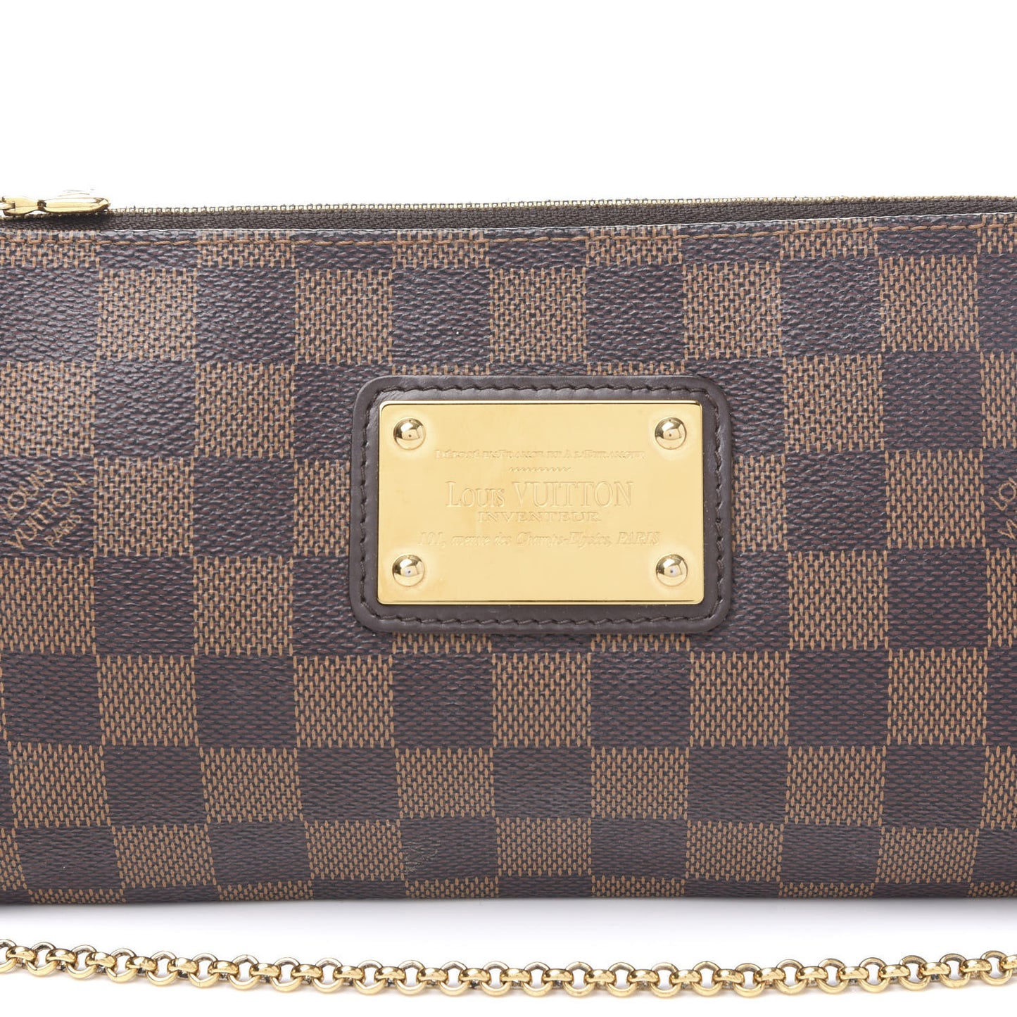 Damier Ebene Eva Clutch