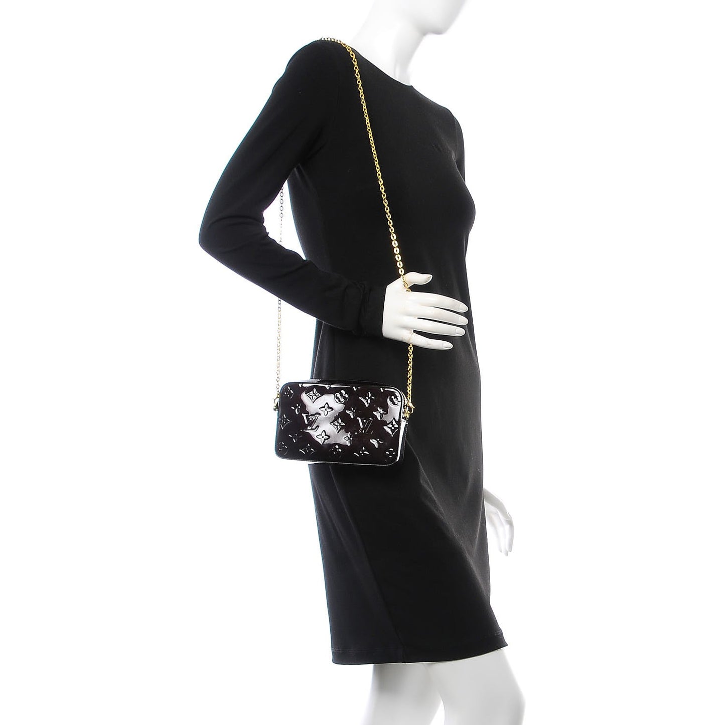 Vernis Camera Pouch Amarante