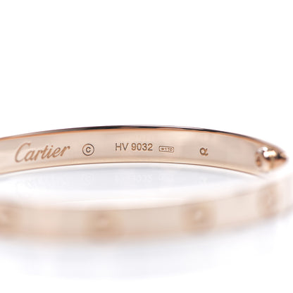 Cartier 18K Pink Gold LOVE Bracelet 16 5 of 7
