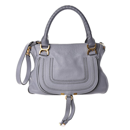 Chloe Calfskin Medium Marcie Satchel Washed Blue 1 of 12
