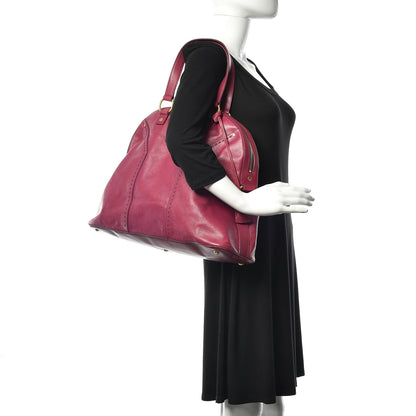 Saint Laurent Calfskin Oversized Muse Black Cherry 2 of 18