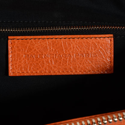 Balenciaga Agneau Giant 12 Silver Hardware Work Tangerine 7 of 12