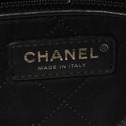 Chanel Shiny Calfskin Quilted Small Chanel 22 Black 7 of 12