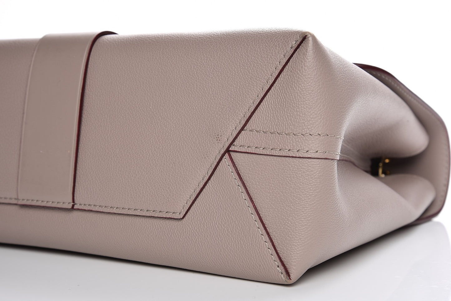 Calfskin Monogram Very One Handle Mastic Raisin