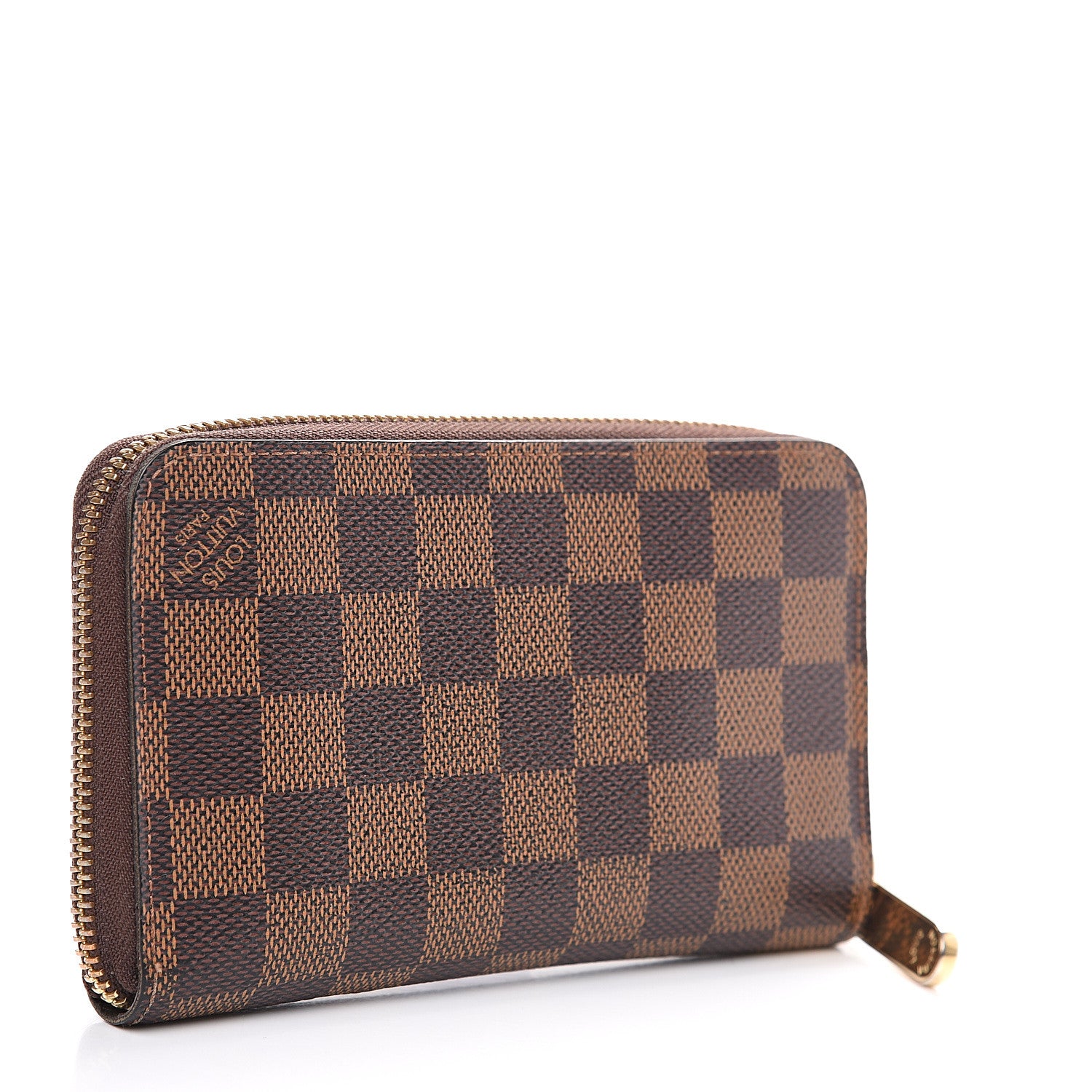 Louis Vuitton Damier Ebene Zippy Compact Wallet 2 of 9