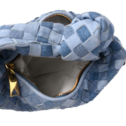 Bottega Veneta Nappa Denim Effect Intrecciato Mini Jodie Denim 5 of 11