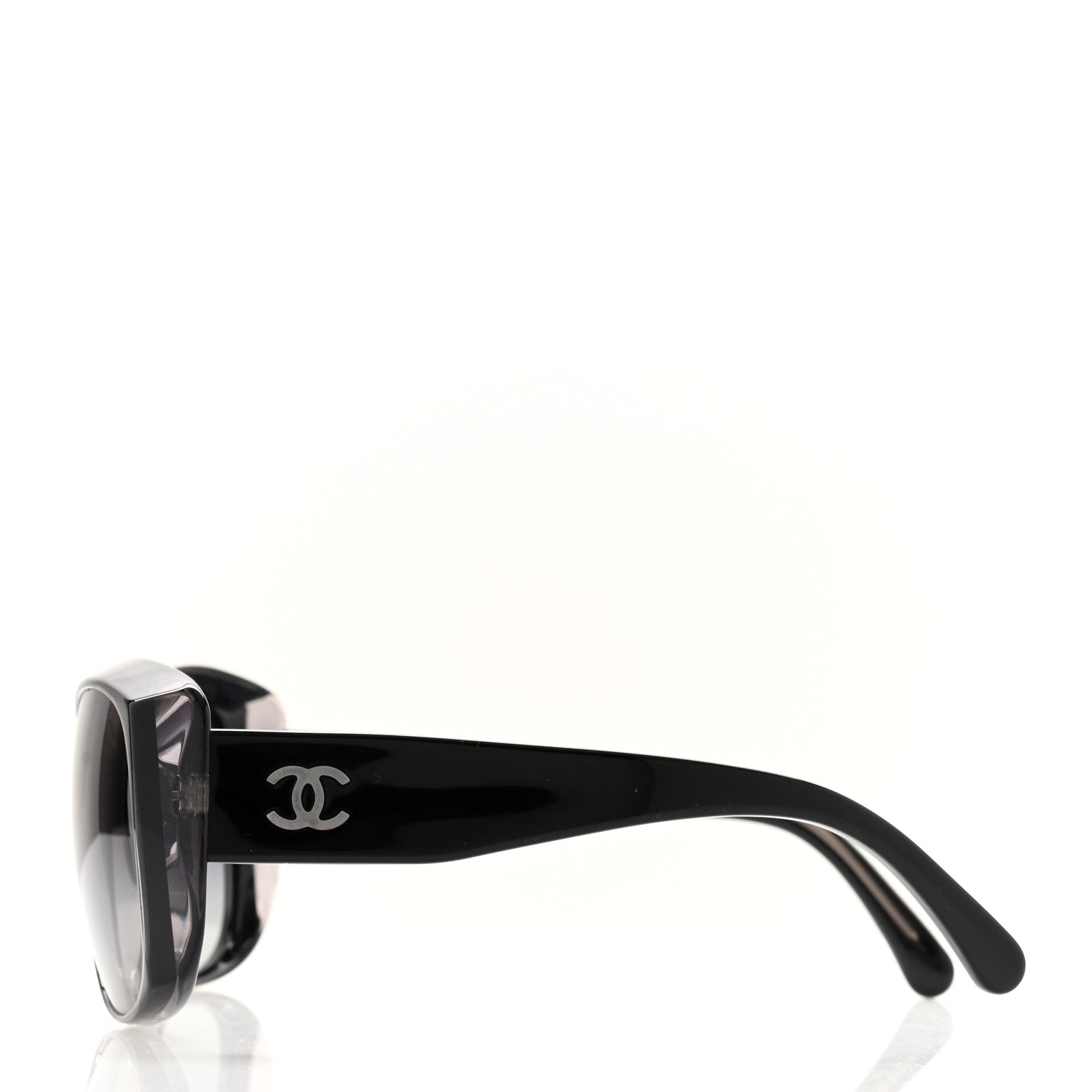 Chanel Mother of Pearl CC Sunglasses 5227-H Black 3 of 8