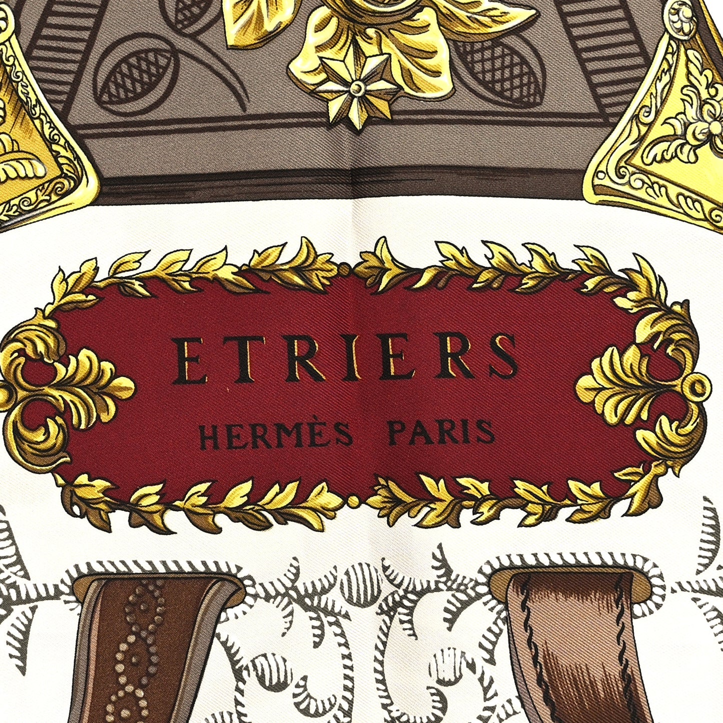 Silk Concours D Etriers Scarf 90
