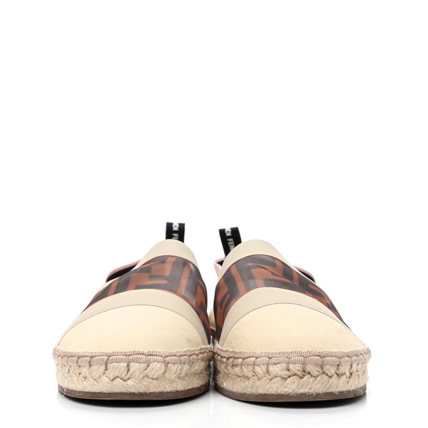 Canvas Mesh FF Colibri Espadrilles 39 Beige Tobacco Moro Lilac