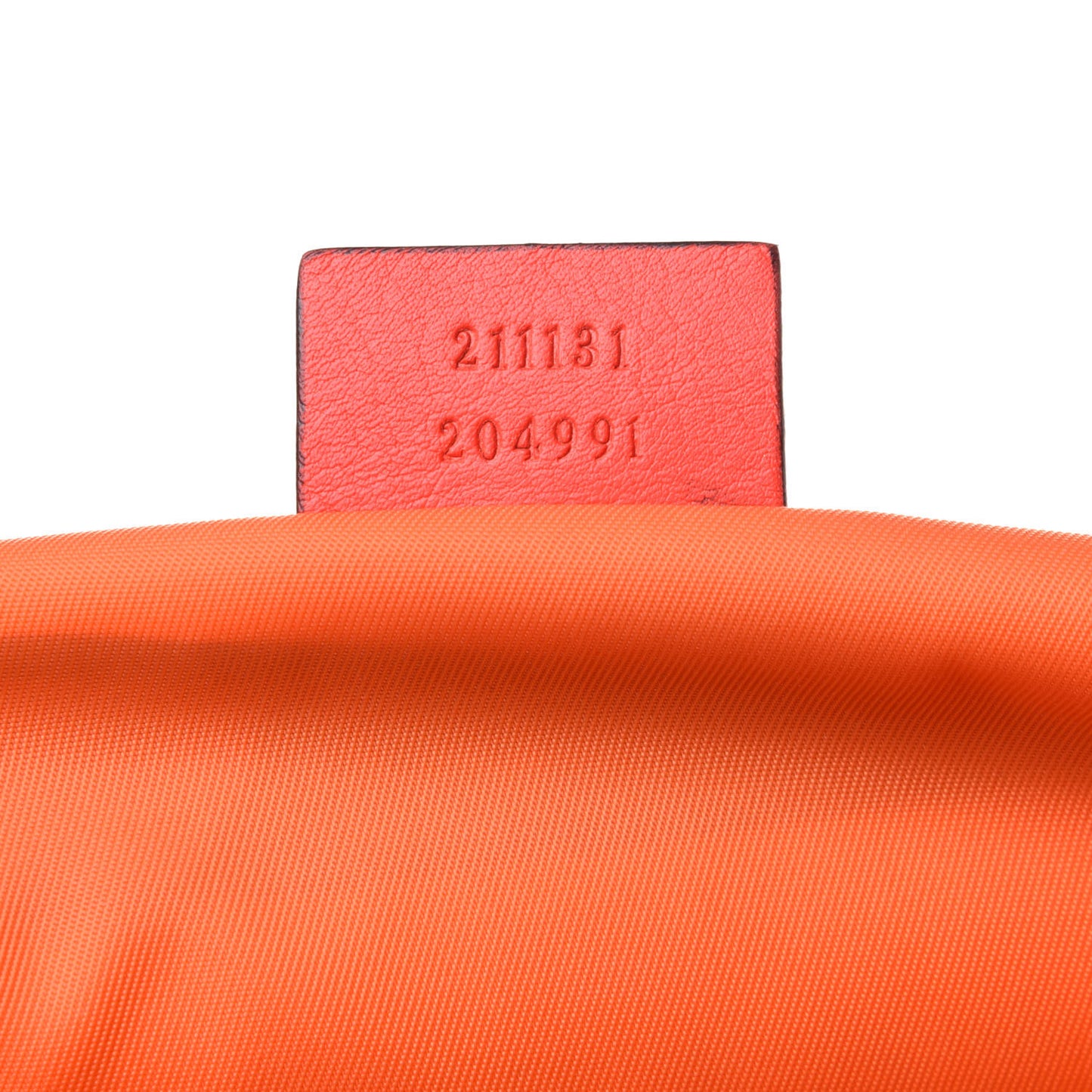 GG Supreme Monogram Space Cats Diaper Bag Orange