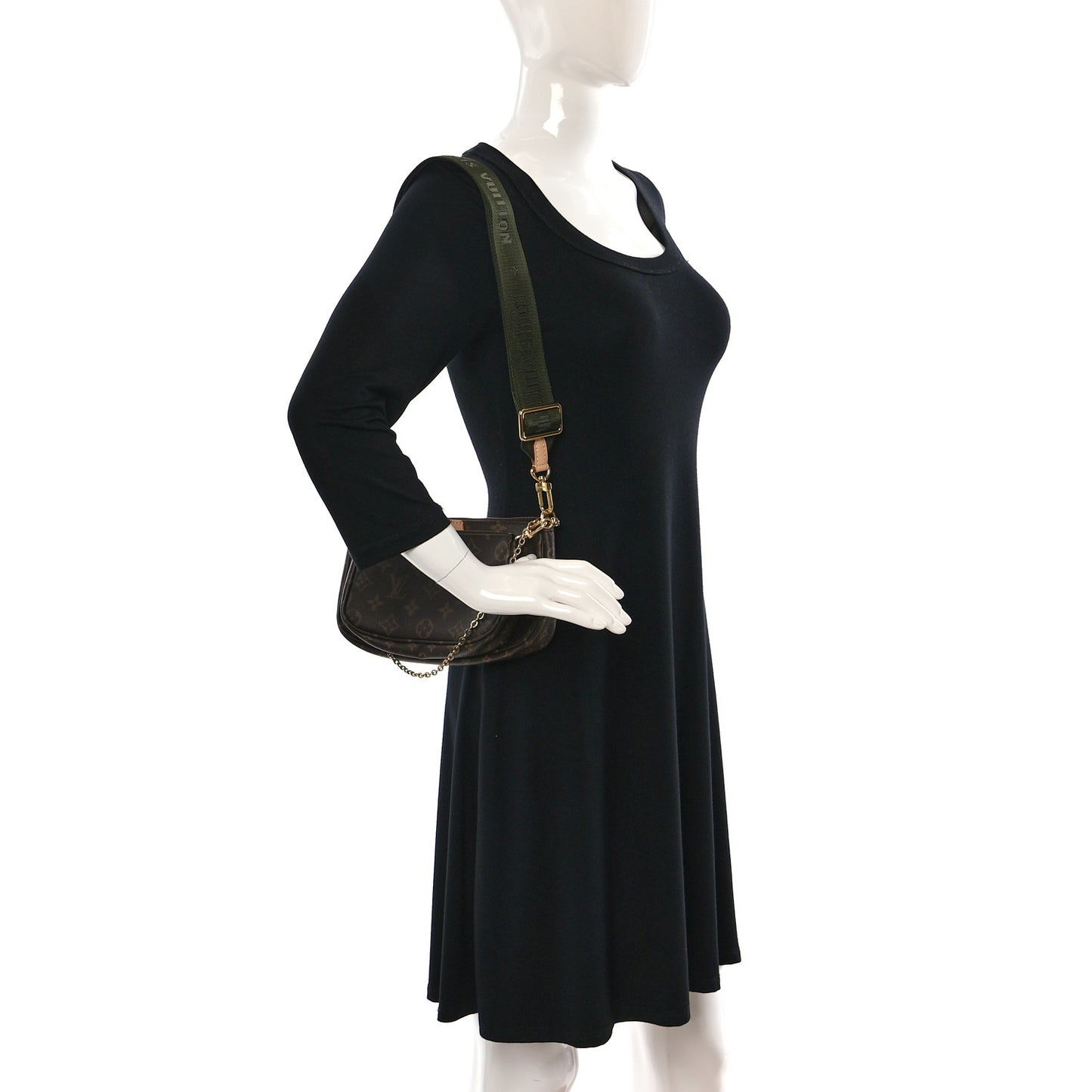Monogram Multi Pochette Accessories Kaki