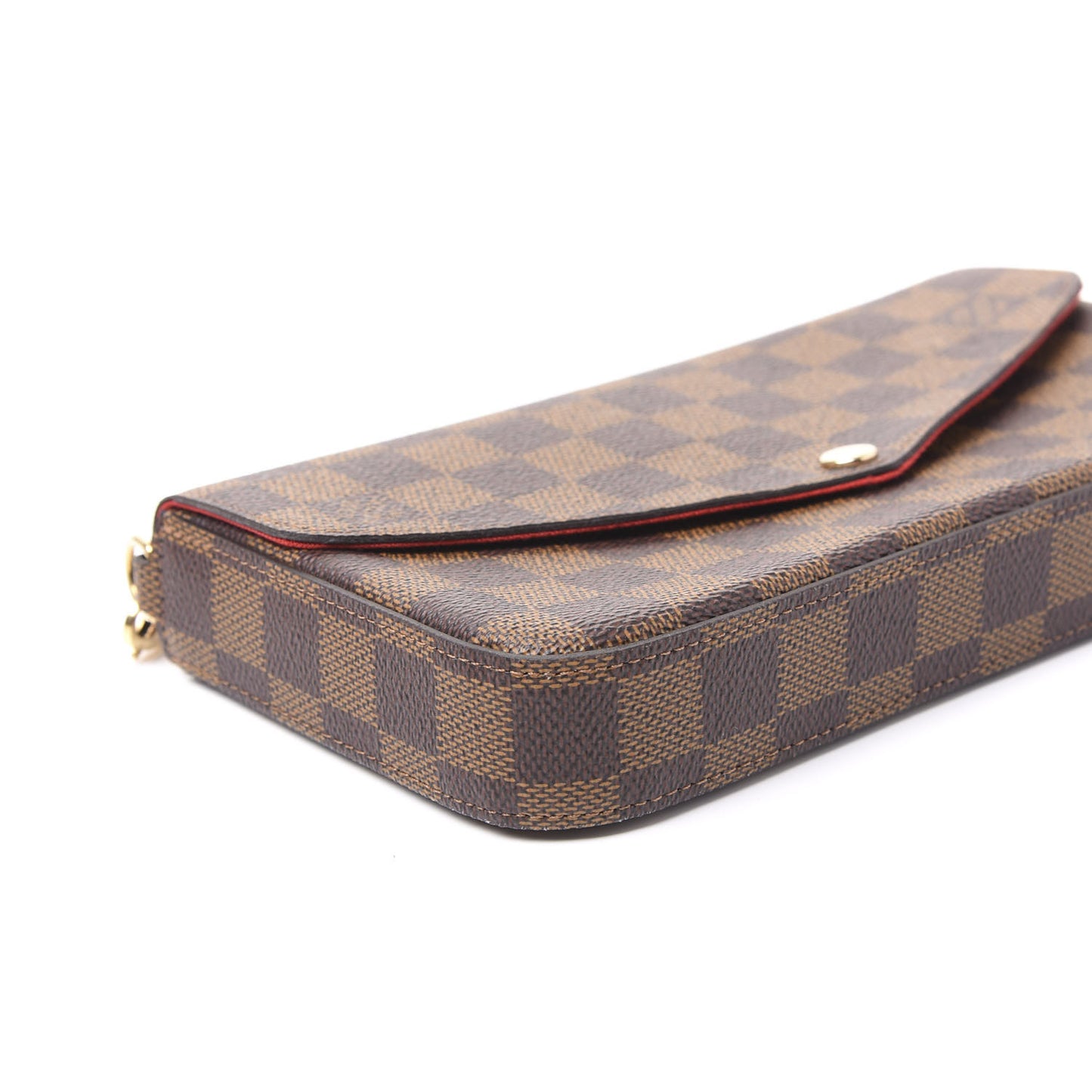 Damier Ebene Pochette Felicie Chain Wallet