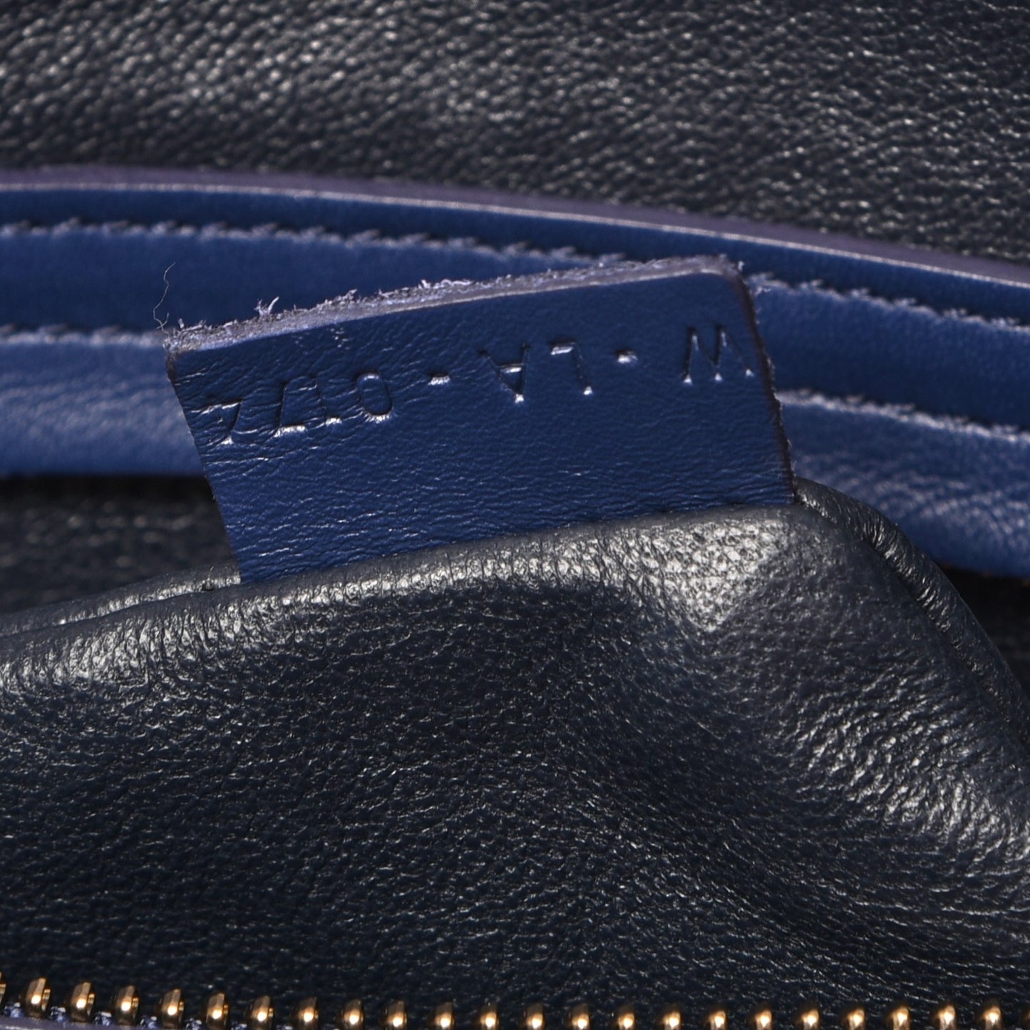 Nubuck Calfskin Medium Phantom Luggage Navy Blue