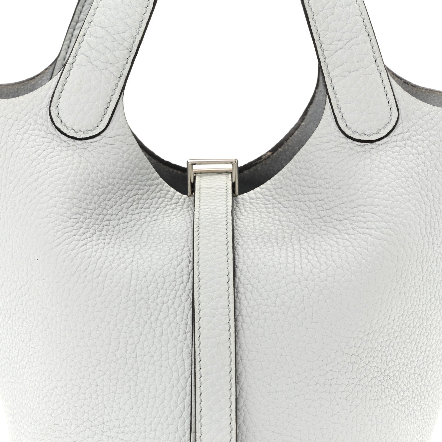 Hermes Taurillon Clemence Picotin Lock 18 PM Bleu Pale 8 of 12